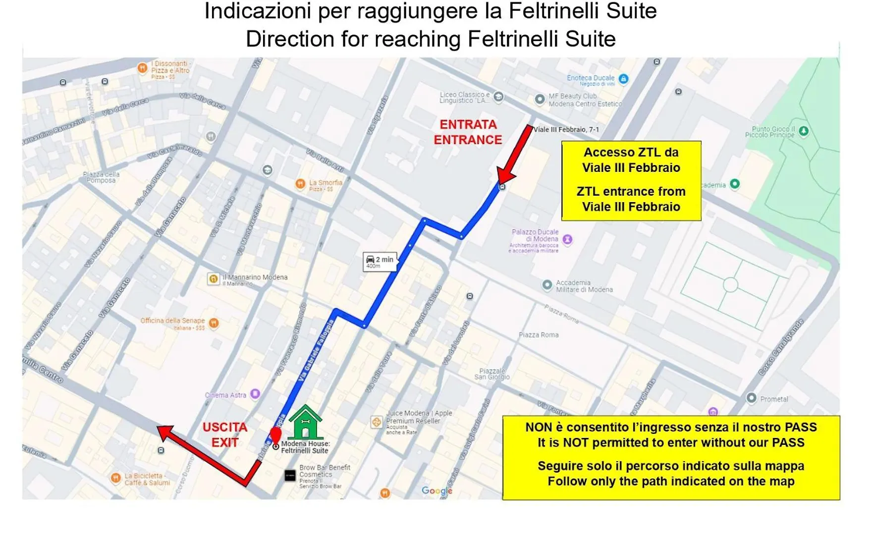 Apartment Feltrinelli Suite Modena